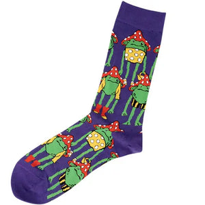 Froggy Mushroom Socks