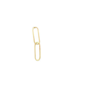 P68 Paperclip Link Post Earring
