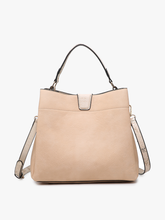 Load image into Gallery viewer, Tati Monogrammable Satchel w/ Shoulder Strap