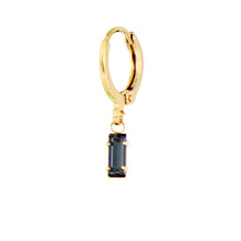 Load image into Gallery viewer, Crystal Baguette Huggie Earring