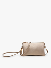 Load image into Gallery viewer, Riley Monogrammable 3 Compartment Crossbody/Wristlet