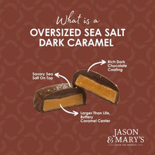 Load image into Gallery viewer, Dark Chocolate Sea Salt Caramels