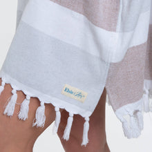Load image into Gallery viewer, Freya Hooded Terry Cloth One Size Poncho Swimsuit Cover Up