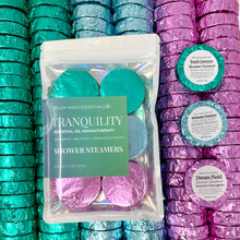 Load image into Gallery viewer, Tranquility Shower Steamers 6 Pack - Made in USA