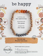 Load image into Gallery viewer, Carnelian Be Your Own Hero Bracelet to Be Happy - BYOHCA