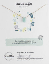 Load image into Gallery viewer, Amazonite Soul-Full of Light Necklace for Courage - SFOL05