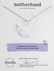 Opaline Crystal Soul Shine Necklace for Motherhood - SS07