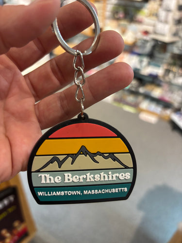 The Berkshires PVC Keychain