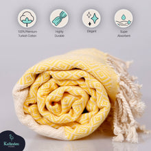 Load image into Gallery viewer, Turkish Towel | Peshtemal | Sand Resistant Beach Towel
