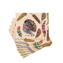 Load image into Gallery viewer, Plumage Cocktail Napkins - includes 20 Cocktail Napkins