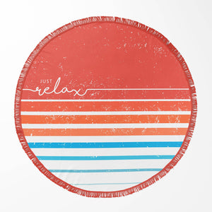 Juice Box 60" Round Beach Towels