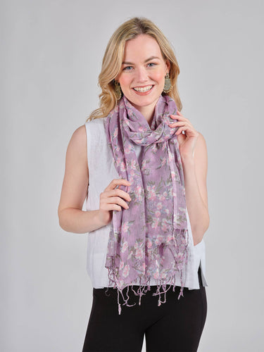 Lilly Print Scarf