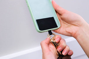 Clip & Go Crossbody Phone Accessory with Metal Chain