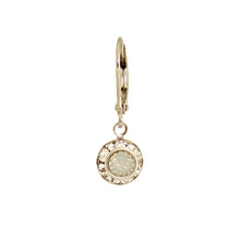Load image into Gallery viewer, Crystal Disc Dangle Earring