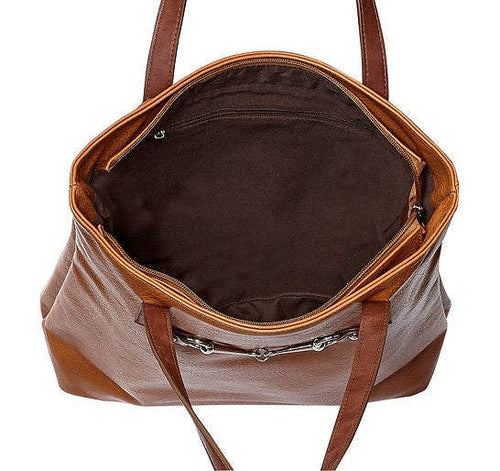 Horse Snaffle Bit Tote Bag w/ Tassel