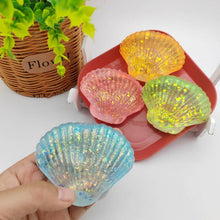 Load image into Gallery viewer, Sugar Squshy Glitter seashell Crab squishy toy-Random Color