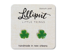 Load image into Gallery viewer, Shamrock Earrings // St. Patricks Day