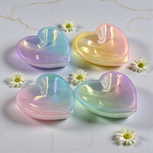 Load image into Gallery viewer, Shaped Crystals - Aura Rainbow Quartz Trinket Dish, Heart