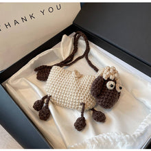 Load image into Gallery viewer, CUTE LAMB CROCHET SHOULDER BAG