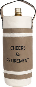 Cheers - Canvas Bottle Gift Bag