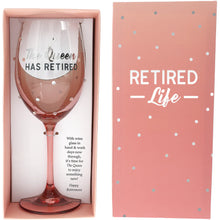 Load image into Gallery viewer, The Queen Gift Boxed 17 oz Wine glass