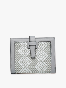 Bessie Canvas Wallet w/ Slip Closure