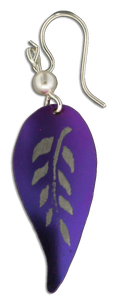 Decorative Calla Lily Leaf Earring