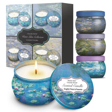 Load image into Gallery viewer, Monet Water Lilies Scented Candle Collection