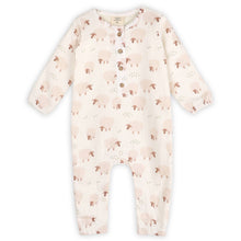 Load image into Gallery viewer, Sheep Long Sleeve Baby Jumpsuit (Organic Muslin)