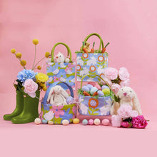 Load image into Gallery viewer, LITTLE HOPPER Reusable Canvas Easter Basket