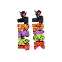 Load image into Gallery viewer, Soul Stacks Halloween Spooky Season Beaded Earrings
