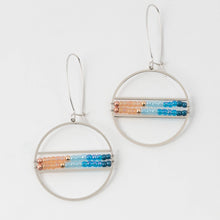 Load image into Gallery viewer, Aurelia Hoop Seed Bead Earrings