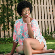 Load image into Gallery viewer, Elsie One Size Fringe Beach Swimsuit Cover Up