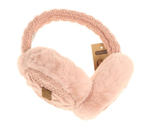 Load image into Gallery viewer, Cable Knit Faux Fur Earmuff EM3661