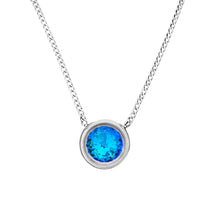 Load image into Gallery viewer, Aurora - Halo Crystal Necklace (9mm)