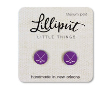 Load image into Gallery viewer, Ice Hockey Earrings - Custom Colors Available!