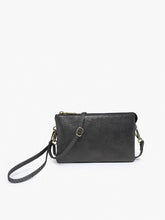 Load image into Gallery viewer, M013GLT Riley Glitter 3 Compartment Crossbody/Wristlet