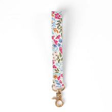 Load image into Gallery viewer, Floral Wristlet Keychain