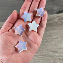 Load image into Gallery viewer, Opalite Star 1-Inch Gemstone Star Shapes