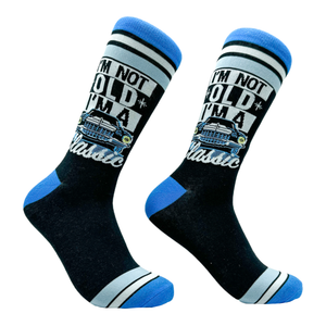 Men's Im Not Old Im A Classic Socks Funny Retro Car Joke