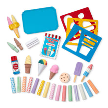 Load image into Gallery viewer, Ice Cream Shop Chalk Play Set