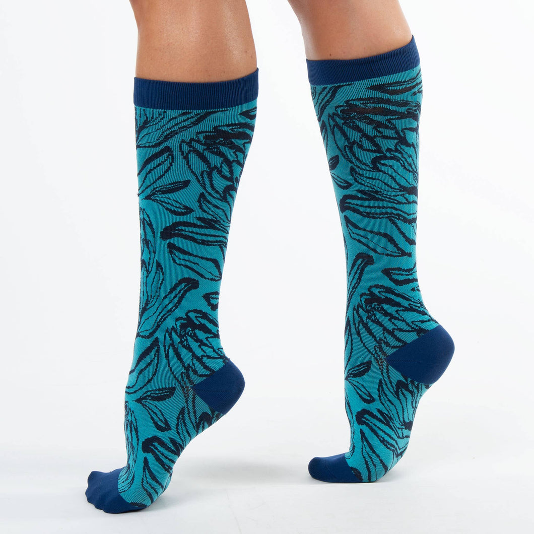 Summer Infusion Knee High Compression Socks