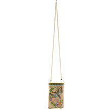 Load image into Gallery viewer, Soaring Spirit Beaded Dragonfly and Floral Crossbody Bag