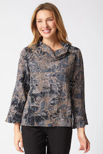 Load image into Gallery viewer, Express Travel Jacobian Floral Cowl Pullover