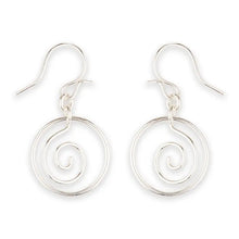 Load image into Gallery viewer, L9 Koru Circled Dangle Earring