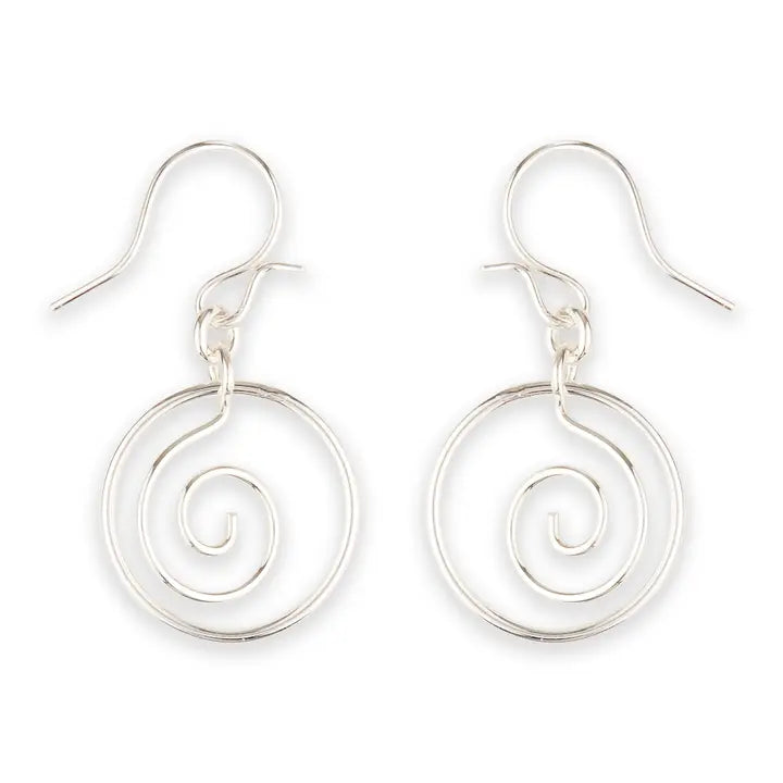 L9 Koru Circled Dangle Earring