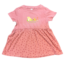 Load image into Gallery viewer, "The Berkshires" Bunny &amp; Squirrel Pink Toddler's Dress