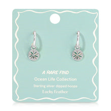 Load image into Gallery viewer, Ocean Life Earrings - Silver - Sand Dollar