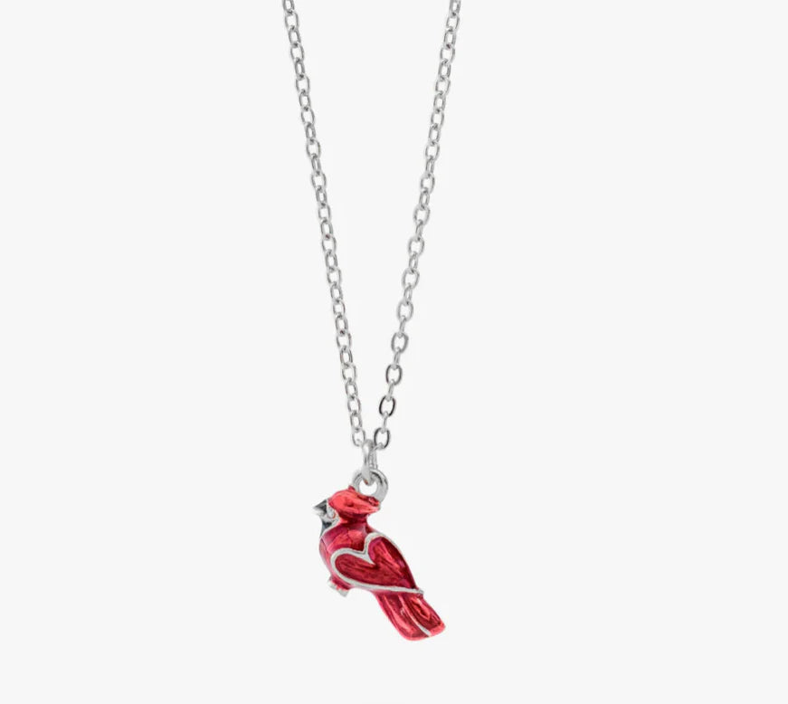 Red Cardinal Messenger from Heaven Necklace