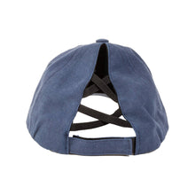Load image into Gallery viewer, Paige Stonewashed Ponytail Baseball Hat Asst